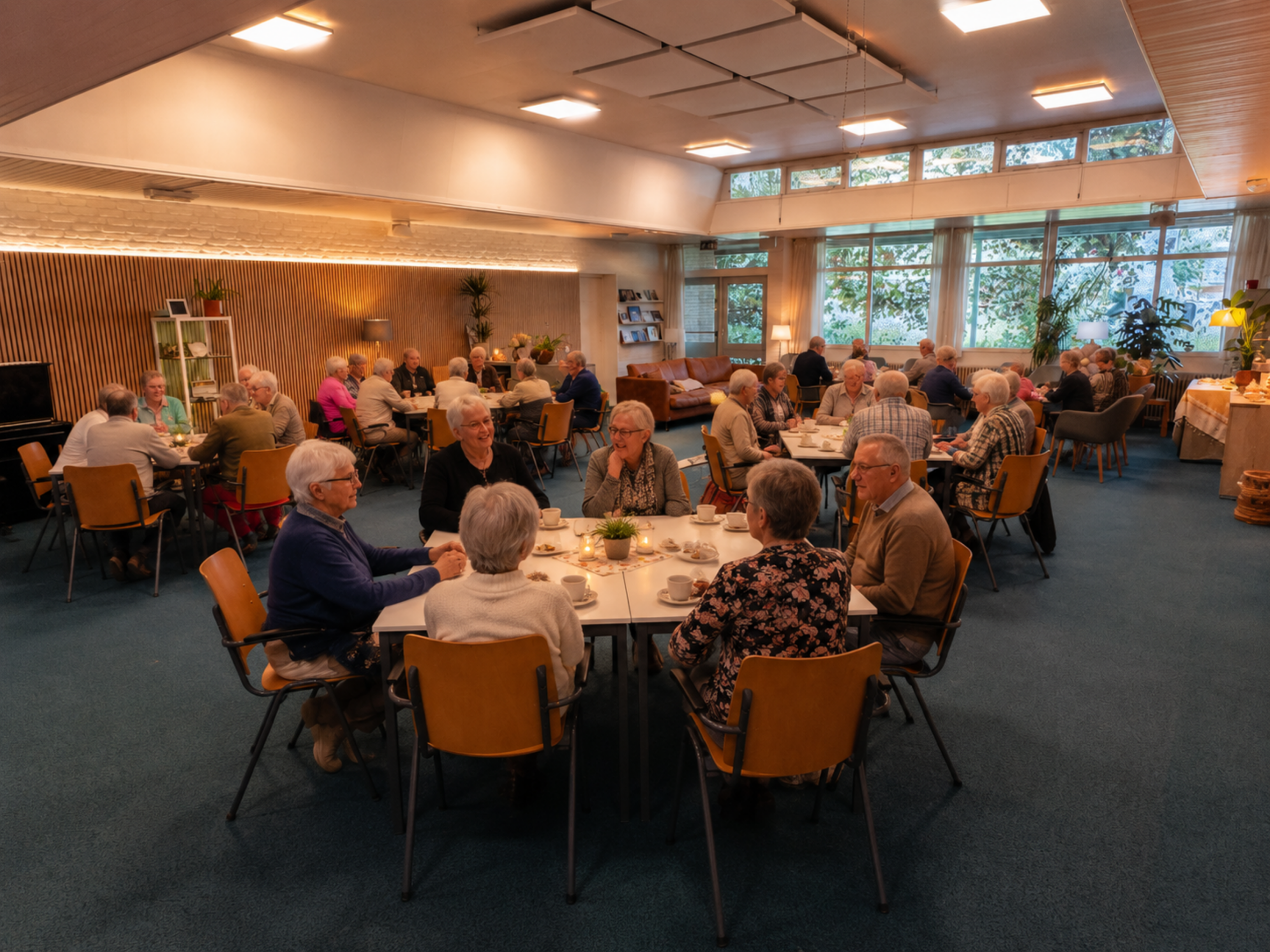 Koffiezaal van de Ontmoetingskerk Doorwerth